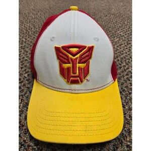 Transformers Autobots Optimus Prime Hat White Yellow Red Adjustable (Men's OS)